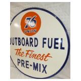 VIEW 2 RIGHTSIDE 76 REPLICA SIGN