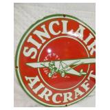 VIEW 3 RIGHTSIDE 3OIN. SINCLAIR AIRCRAFT REPLICA SIGN