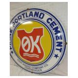 VIEW 2 RIGHTSIDE Portland cement REPLICA SIGN