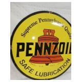 VIEW 3 LEFTSIDE 30IN. PORC. PENNZOIL 