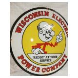 VIEW 3 LEFTSIDE 30IN. PORC. POWER CO.  REPLICA SIGN