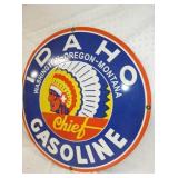 VIEW 2 RIGHTSIDE W/INDIAN CHIEF REPLICA SIGN