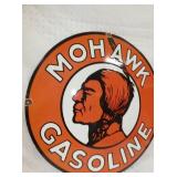 VIEW 3 LEFTSIDE 30IN. MOWHAWK GASOLINE REPLICA SIGN