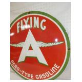 VIEW 2 RIGHTSIDE FLYING A  REPLICA SIGN