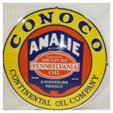 30IN. PORC CONOCO AMALIE SIGN 