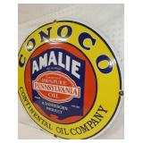 VIEW 2 RIGHTSIDE CONOCO REPLICA SIGN 