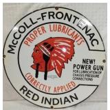 30IN. PORC. MCCOLL-FRONTENAC SIGN 
