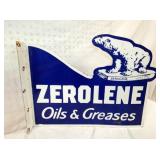 VIEW 3 ZEROLENE OIL & GREASES  REPLICA SIGN 
