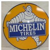 30IN PORC. MICHELIN TIRES SIGN 