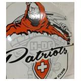 VIEW 3 CLOSE UP 30IN. HD PATRIOTSREPLICA SIGN 