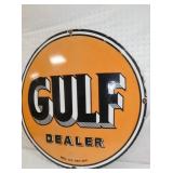 VIEW 2 RIGHTSIDE GULF DEALER REPLICA SIGN