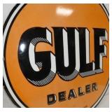 VIEW 3 LEFTSIDE 30IN. GULF DEALER SIGN 