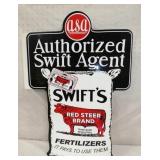 20x28 PORC. AUTORIZED SWIFT AGENT FLANG