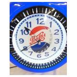 VIEW 2 CLOSE UP PEPSI NEON REPLICA CLOCK 