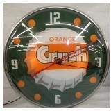 ORANGE CRUSH PAM CLOCK 