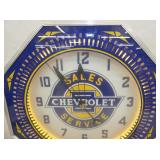 VIEW 2 CLOSE UP SALES-SERVICE CLOCK 