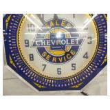 VIEW 3 CHEVROLET SPINNER CLOCK 
