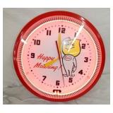 20IN ESSO HAPPY MOTORING NEON CLOCK