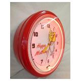 VIEW 3 20IN ESSO NEON REPLICA CLOCK