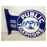 18X14 PORC. PUBLIC TELEPHONE FLANGE