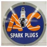 30IN PORC. AC SPARK PLUGS SIGN