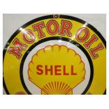 VIEW 2 CLOSEUP SHELL OIL REPLICA SIGN