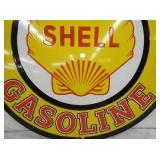 VIEW 3 30IN PORC. SHELL OIL SIGN