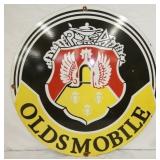 30IN PORC. OLDSMOBILE SIGN