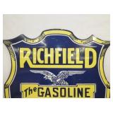 VIEW 2 CLOSEUP PORC. RICHFIELD REPLICA SIGN