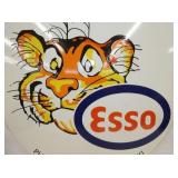VIEW 2 CLOSEUP ESSO TIGER REPLICA SIGN