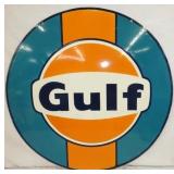 30IN PORC. DS GULF DOG EAR SIGN