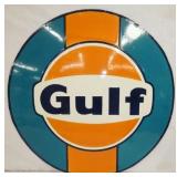 VIEW 2 SIDE 2 PORC. 30IN GULF REPLICA SIGN