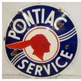 VIEW 2 SIDE 2 PORC. 24IN PONTIAC REPLICA SIGN
