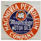 30IN PORC. DS MAGNOLIA OILS SIGN