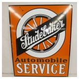 21X26 PORC. STUDEBAKER AUTOMOBILE SIGN