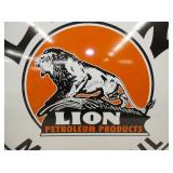 VIEW 2 CLOSE UP REPLICA SIGN W/LION