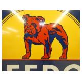 VIEW 2 CLOSE UP W/BULLDOG FREEDOM REPLICA SIGN