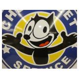 VIEW 2 CLOSE UP REPLICA SIGN W/CAT