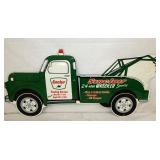 30X14 PORC. SINCLAIR DIECUT WRECKER SIGN