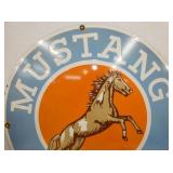 VIEW 2 TOP VIEW REPLICA SIGN W/MUSTANG