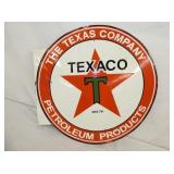 VIEW 2 SIDE 2 TEXACO FLANGE REPLICA SIGN