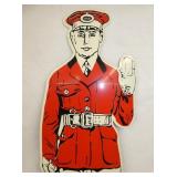 VIEW 2 TOP HOOD TIRES DIE CUT REPLICA SIGN