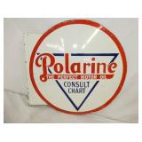 VIEW 2 SIDE 2 POLARINE  REPLICA SIGN FLANGE