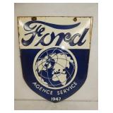 VIEW 2 SIDE 2 FORD SERVICE REPLICA SIGN