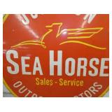 VIEW 2 CLOSE UP SEA HORSE REPLICA SIGN 