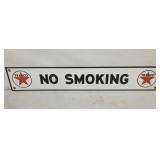73X4 PORC. TEXACO NO SMOKING SIGN 