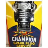 VIEW 2 CLOSE UP SPARKPLUG SERVICE REPLICA SIGN