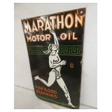 VIEW 3 RIGHTSIDE MARATHON MOTOR OIL REPLICA SIGN