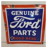 15X15 DS PORC. GENIUNE FORD PARTS SIGN 