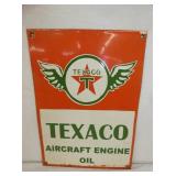 12X17 TEXACO AIRCRAFT ENGINE SIGN 